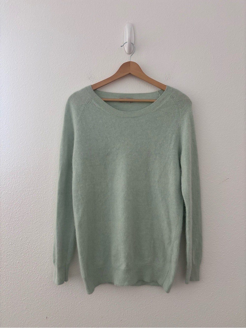 Acne studios Ry angora pullover in aqua